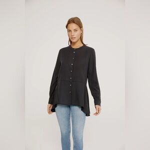 NWT Harshman Ornella Tunic, Navy, Size XL Current Season, Retail $212.00